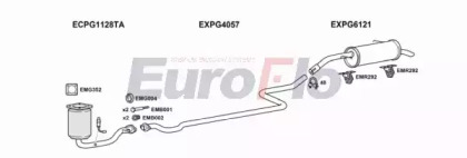 Система выпуска ОГ EuroFlo PG20714 1001A